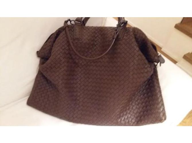 Borsa Bottega Veneta in pelle marrone - vista 2