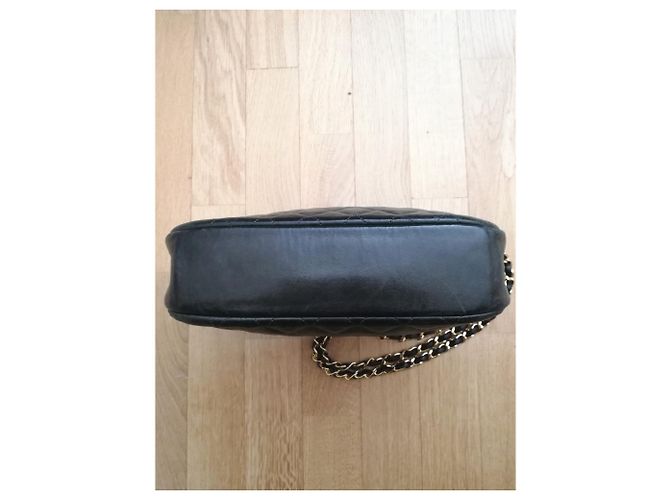 Chanel Camera Bag Lammleder Dunkelgrün - Ansicht 4