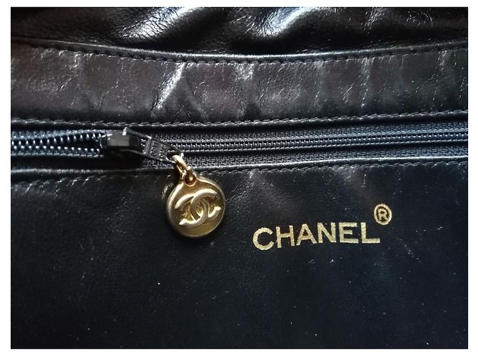 Chanel Camera Bag Lammleder Dunkelgrün - Ansicht 7
