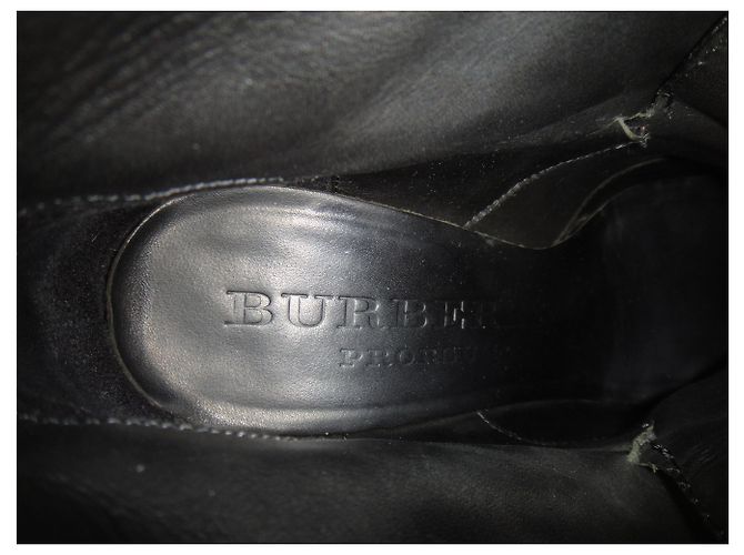Stivali Burberry modello English Heritage Paston39 Nero - vista 3