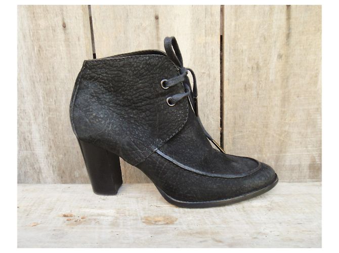 Stivali Burberry modello English Heritage Paston39 Nero - vista 4