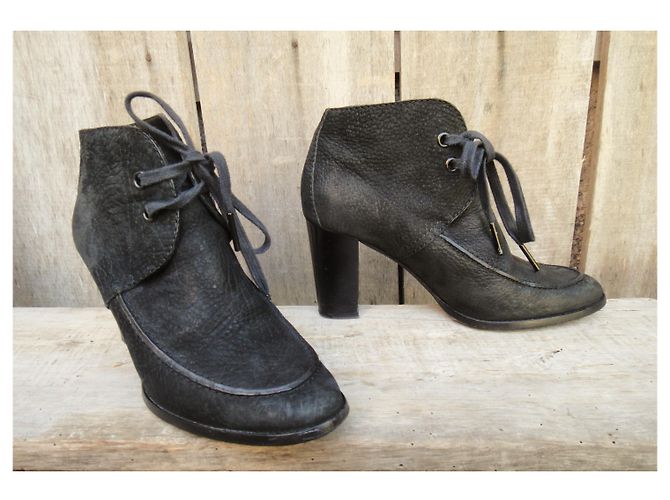 Stivali Burberry modello English Heritage Paston39 Nero - vista 5