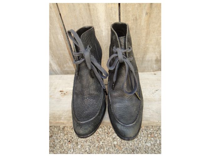 Stivali Burberry modello English Heritage Paston39 Nero - vista 6