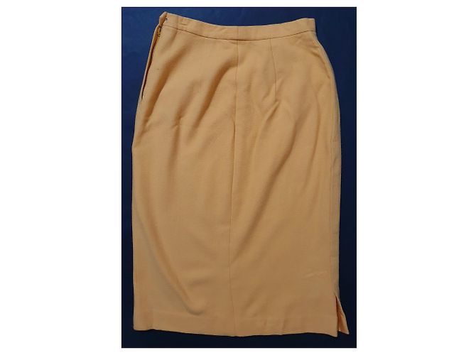 Autre Marque Falda de cachemira amarilla Amarillo - vista 3