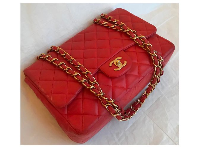 Timeless Bolsa Jumbo con solapa limitada con caja Chanel HW mate, Bolsa de polvo - vista 13