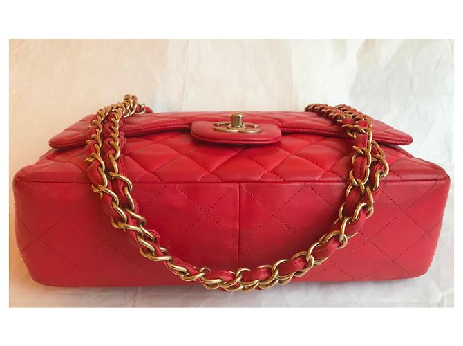 Timeless Bolsa Jumbo con solapa limitada con caja Chanel HW mate, Bolsa de polvo - vista 14