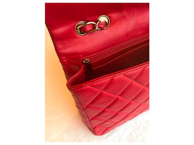 Timeless Bolsa Jumbo con solapa limitada con caja Chanel HW mate, Bolsa de polvo - vista 18
