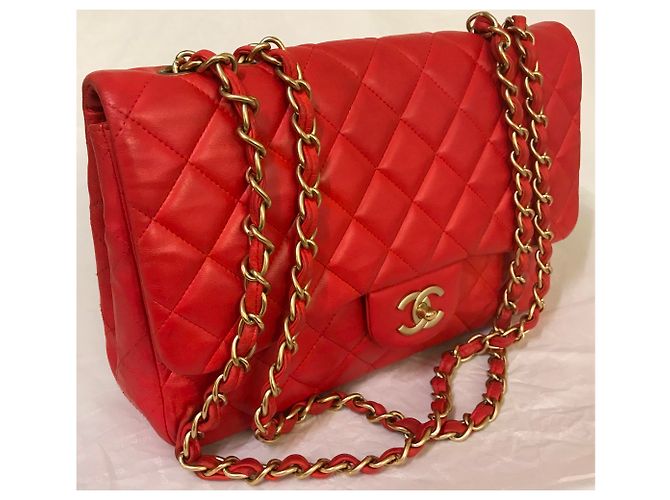 Timeless Bolsa Jumbo con solapa limitada con caja Chanel HW mate, Bolsa de polvo - vista 21