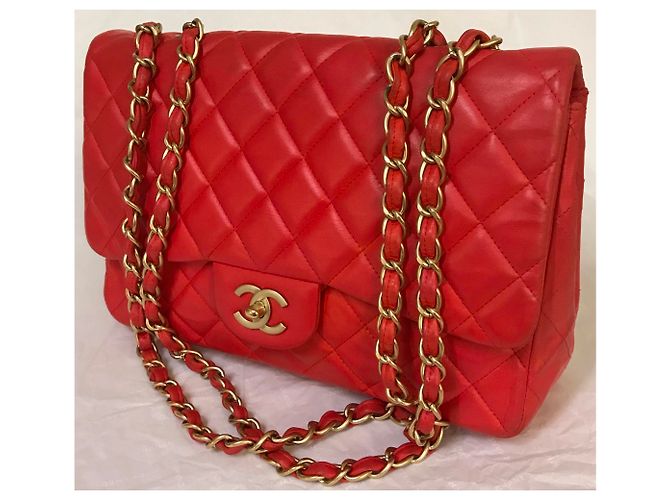 Timeless Bolsa Jumbo con solapa limitada con caja Chanel HW mate, Bolsa de polvo - vista 22
