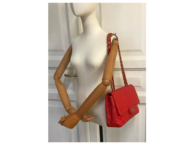 Timeless Bolsa Jumbo con solapa limitada con caja Chanel HW mate, Bolsa de polvo - vista 7