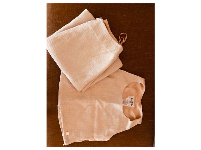 Chanel Falda elegante Beige - vista 2