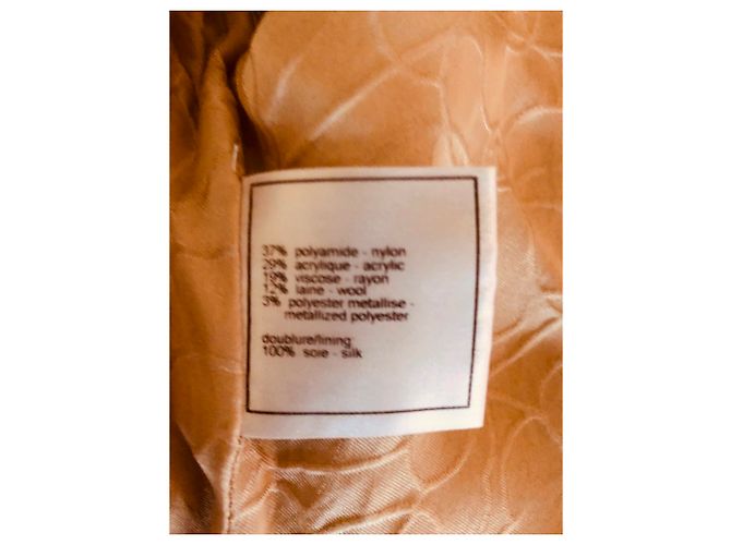 Chanel Falda elegante Beige - vista 5