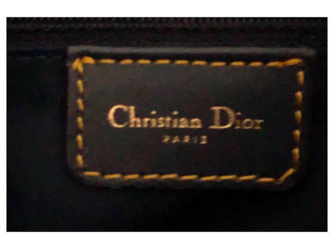 Saddle Sella Dior Canvas Oblique Blu - vista 8