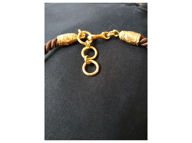 Autre Marque Collana in bronzo dorato M. Buffet D'oro - vista 3