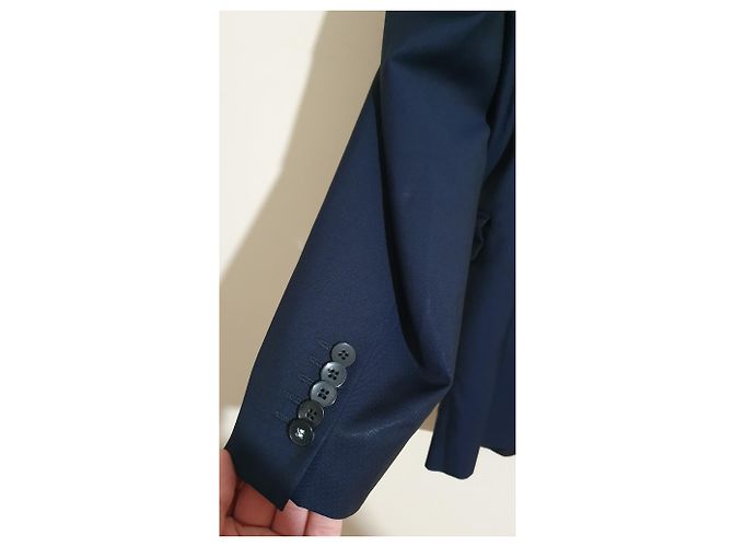 Autre Marque Strellson Marlane Blazer Blau Wolle - Ansicht 3