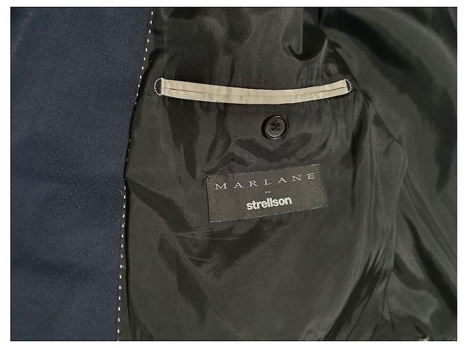 Autre Marque Strellson Marlane Blazer Blau Wolle - Ansicht 4
