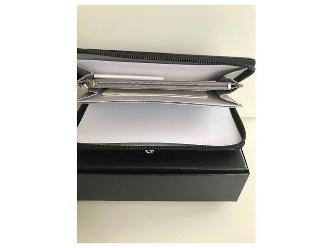Billetera Chanel Camellia , cordero negro , neuf - vista 7