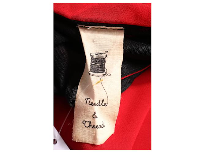 Abito rosso Needle & Thread - vista 3