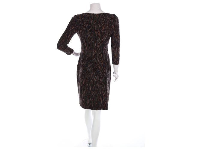 Lauren Ralph Lauren Kleid Braun Schwarz - Ansicht 2