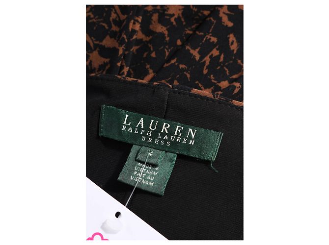 Lauren Ralph Lauren Kleid Braun Schwarz - Ansicht 3