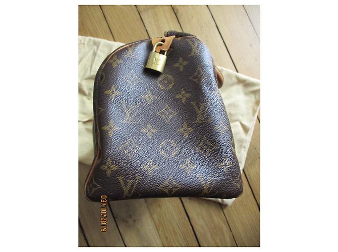 Louis Vuitton Speedy 30 Monogram Tela Marrone - vista 4