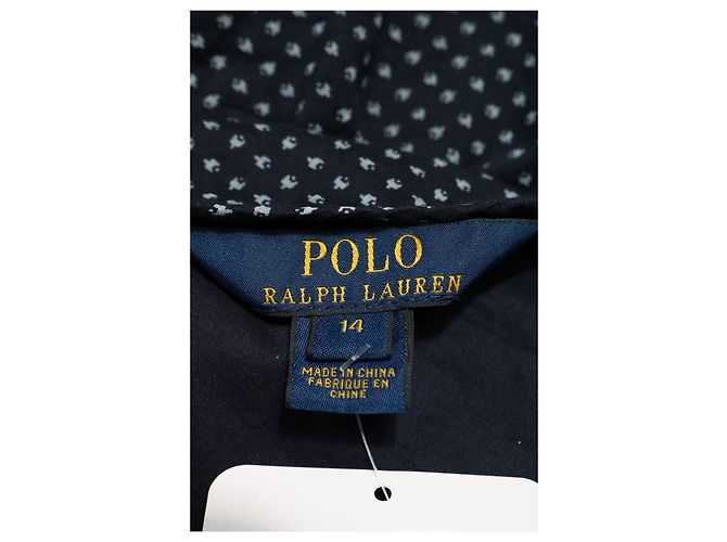 Vestido de algodón Polo Ralph Lauren azul - vista 3