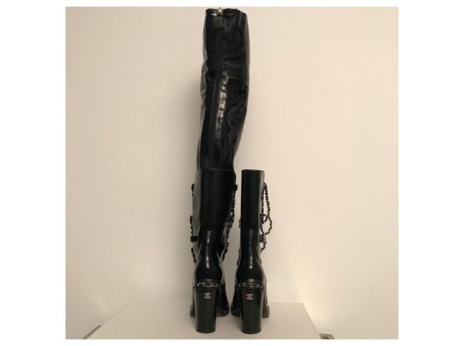 Chanel Stiefel Schwarz - Ansicht 3