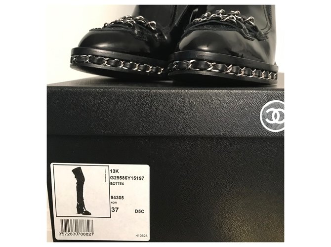 Chanel Stiefel Schwarz - Ansicht 5