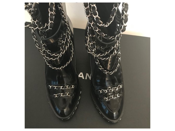 Chanel Stiefel Schwarz - Ansicht 6