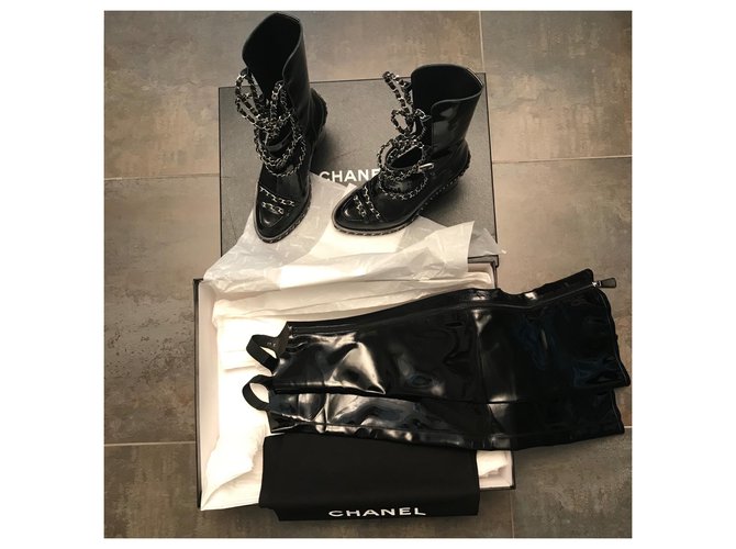 Chanel Stiefel Schwarz - Ansicht 8