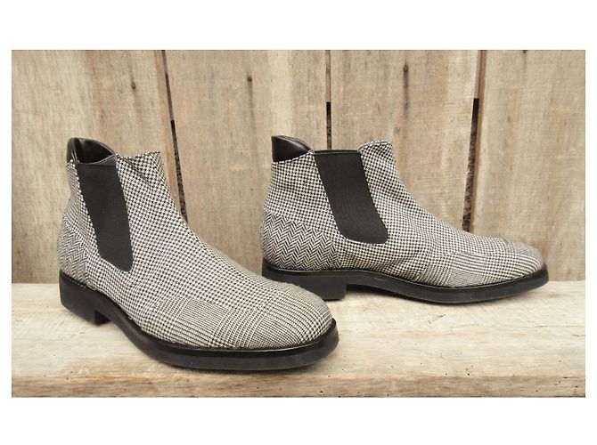 boots Robert Clergerie new condition 42,5 Black White - view 4