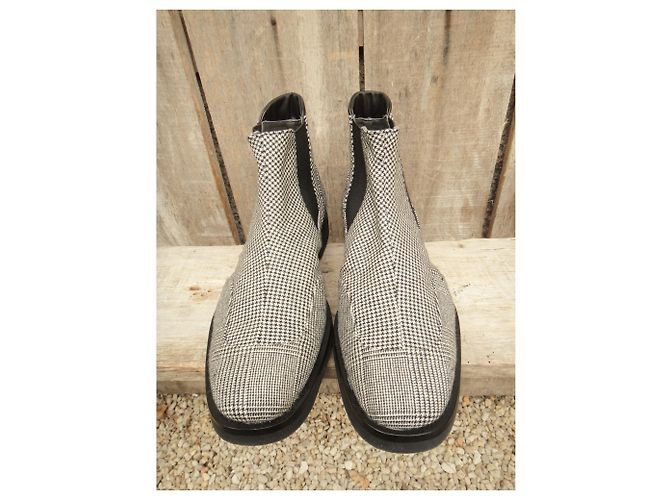 boots Robert Clergerie new condition 42,5 Black White - view 5