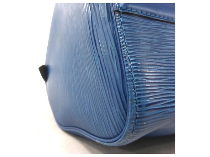Louis Vuitton Speedy 30 Blaues Epi-Leder - Ansicht 15