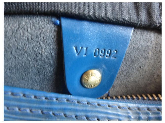 Louis Vuitton Speedy 30 Blaues Epi-Leder - Ansicht 20