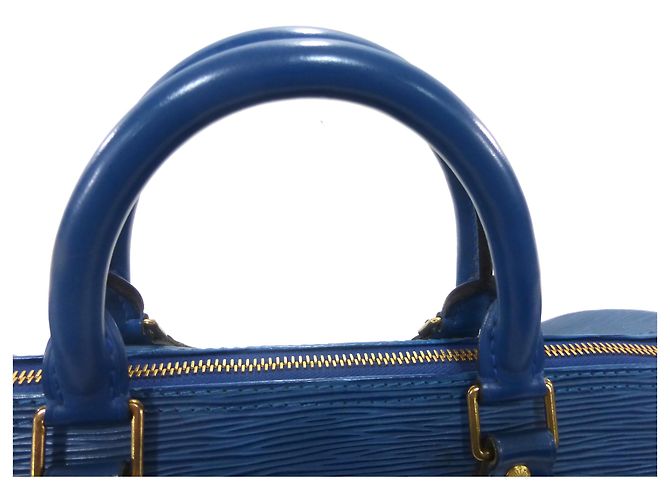 Louis Vuitton Speedy 30 Blaues Epi-Leder - Ansicht 6