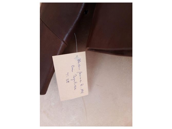 Autre Marque Magalisse Lederjacke Braun - Ansicht 6