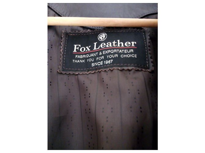 Autre Marque Genähte Ränder aus schwarzem Leder von Spencer - Ansicht 5