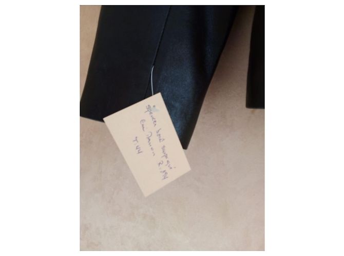 Autre Marque Genähte Ränder aus schwarzem Leder von Spencer - Ansicht 7