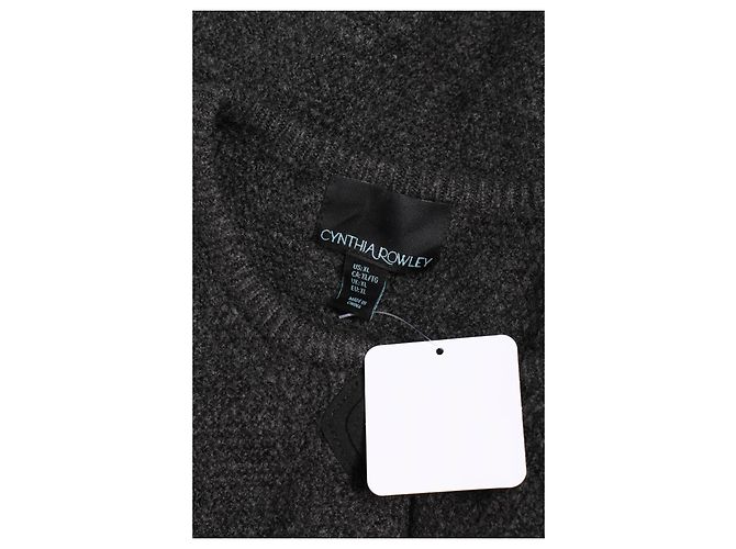 Cynthia Rowley Strickjacke Dunkelgrau XL Anthrazitgrau - Ansicht 3