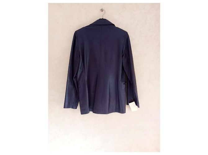Autre Marque Lila Lederjacke - Ansicht 2