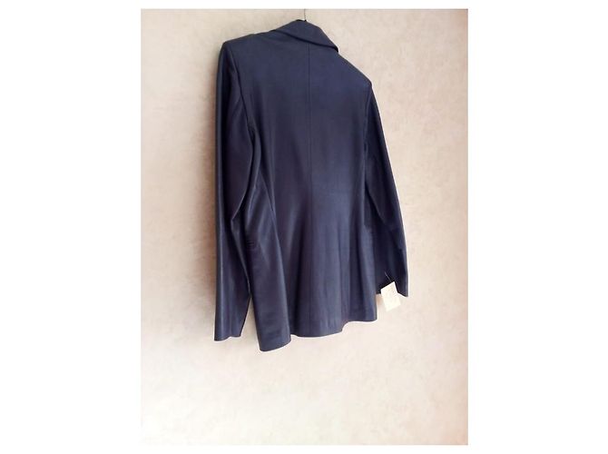 Autre Marque Lila Lederjacke - Ansicht 5