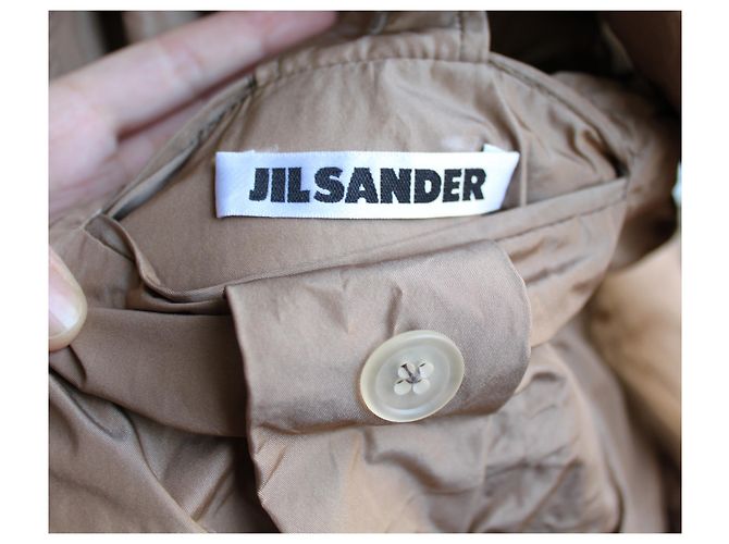 Jil Sander Lederjacke Beige - Ansicht 14
