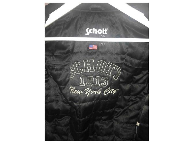 Schott Schwarze Lederjacke - Ansicht 3