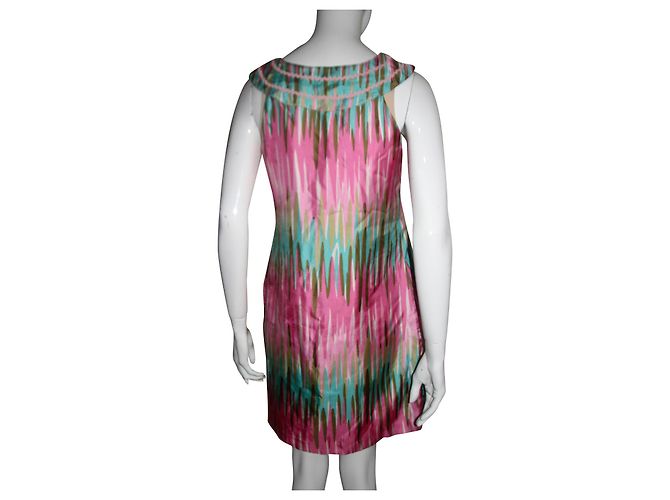Milly Seidenkleid Mehrfarben - Ansicht 2