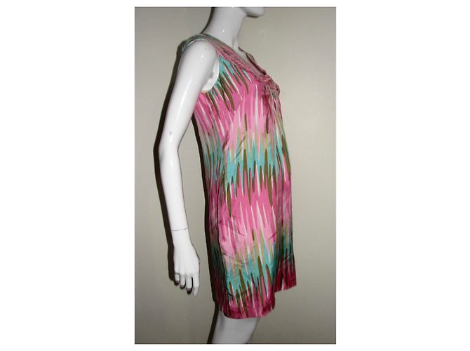 Milly Seidenkleid Mehrfarben - Ansicht 4