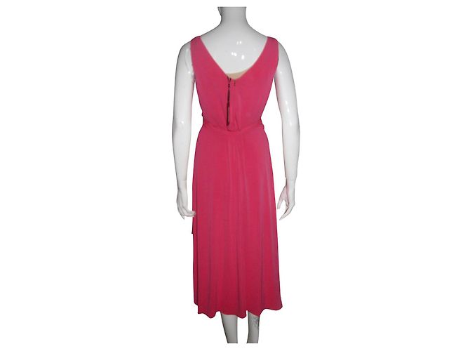 Dkny Asymmetrisches Kleid Rosa Pink - Ansicht 2