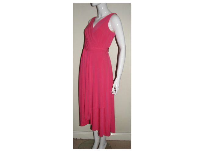 Dkny Asymmetrisches Kleid Rosa Pink - Ansicht 3