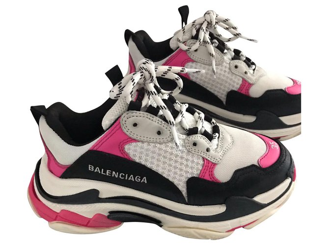 Balenciaga Triple S Multiple colors Leather ref.152701 - Joli Closet