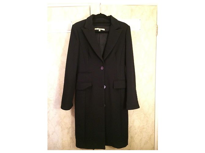 Gianfranco Ferre Vintage Cappotto nero in lana Gianfranco Ferre - vista 3
