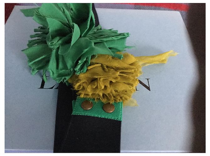Lanvin POMPON Y CINTURON ELASTICO Verde - vista 3